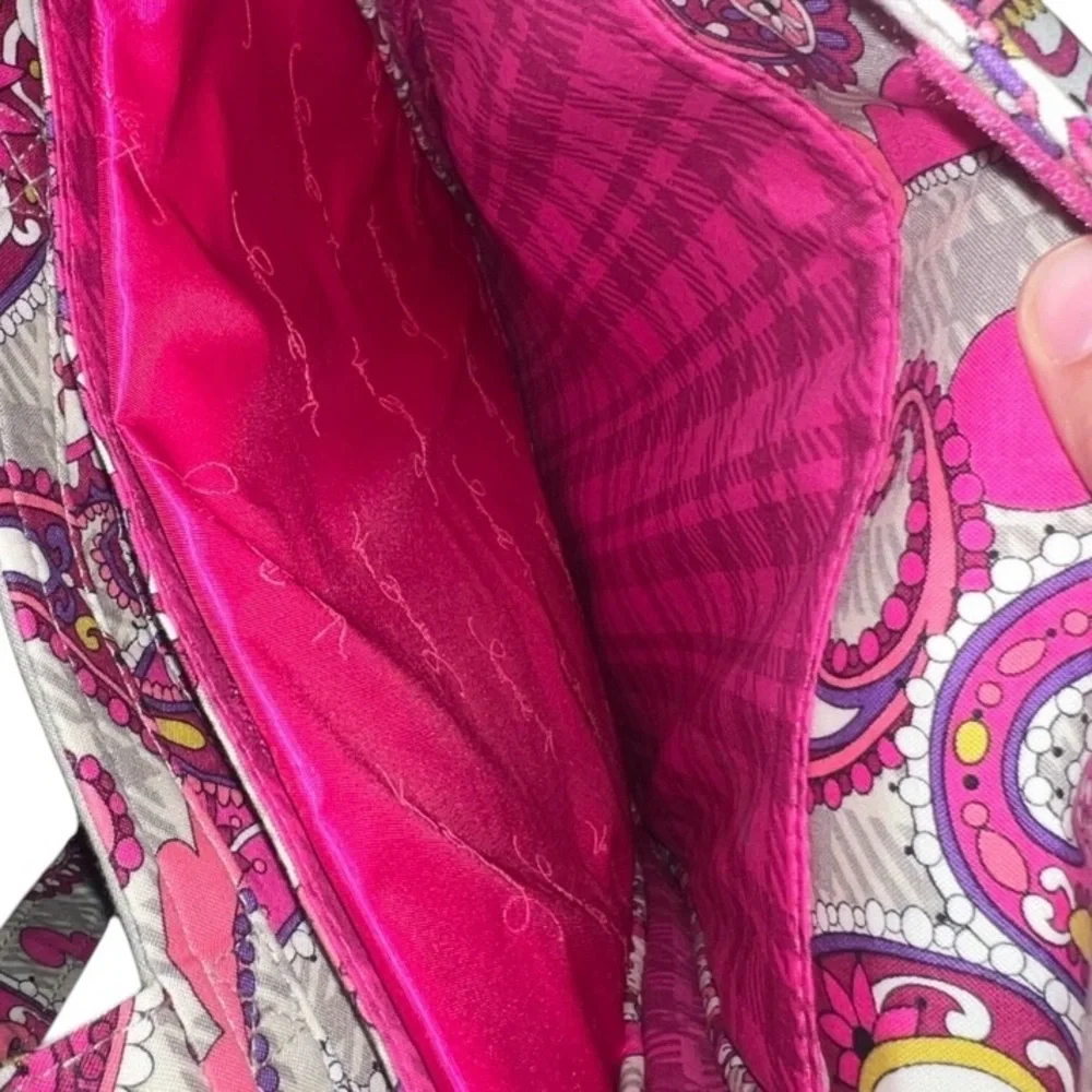 NWT VERA BRADLEY LAPTOP TRAVEL TOTE “PAISLEY MEETS PLAID” PATTERN